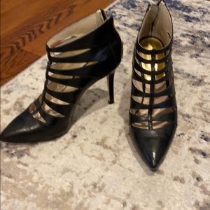 Michael Kors back zip booties